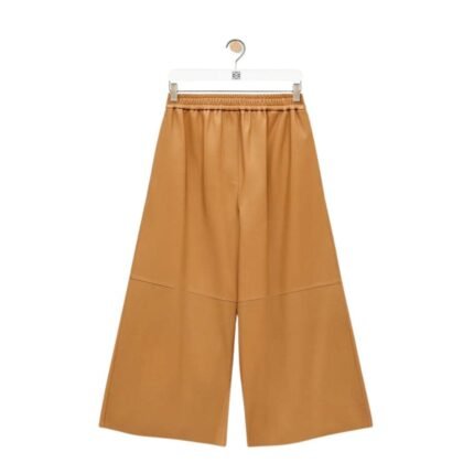 LOEWE CROPPED TROUSERS IN NAPPA LAMBSKIN