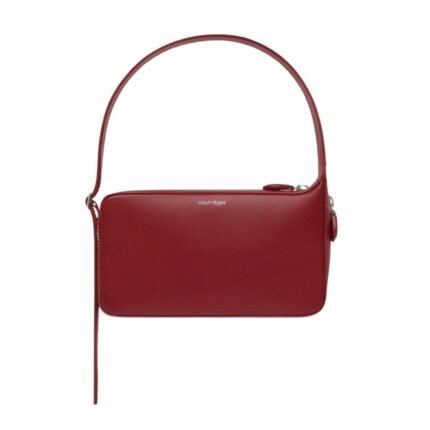 COURREGES ONE RACER LEATHER BAGUETTE