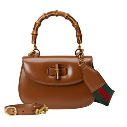 GUCCI GUCCI BAMBOO 1947 SMALL TOP HANDLE BAG
