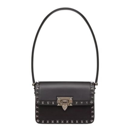 VALENTINO SMALL ROCKSTUD23 SMOOTH CALFSKIN SHOULDER BAG