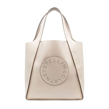 STELLA MCCARTNEY LOGO SQUARE TOTE BAG