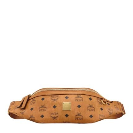 MCM FURSTEN BELT BAG IN VISETOS COGNAC