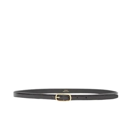 LA GARCONNE TOTEME SLIM OVAL BUCKLE BELT