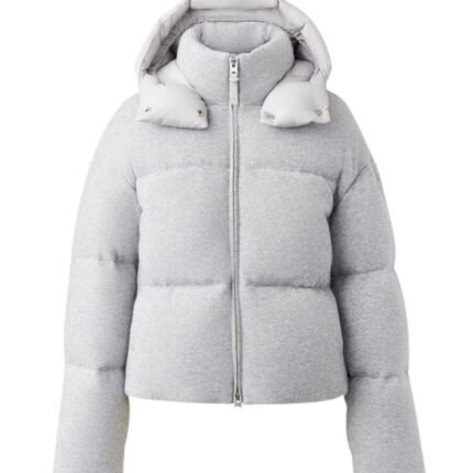 MACKAGE TESSY-K MEDIUM DOWN JACKET WITH CASHMERE BLEND SHELL