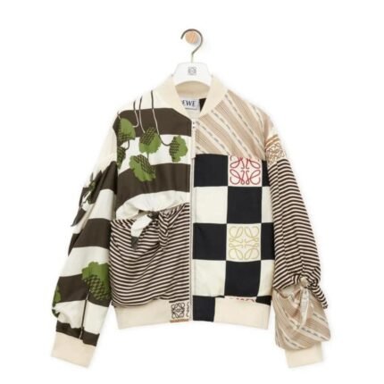 LOEWE BOMBER JACKET IN SILK