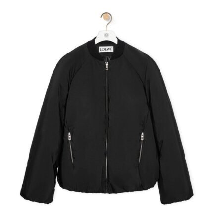 LOEWE PADDED BOMBER JACKET IN TECHNICAL COTTON