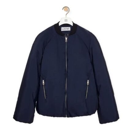LOEWE PADDED BOMBER JACKET IN TECHNICAL COTTON
