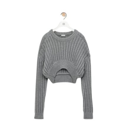 LOEWE WOOL CROP SWEATER