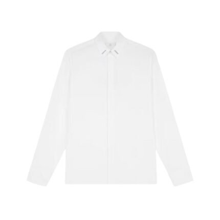 GIVENCHY SHIRT IN POPLIN WITH COLLAR DETAILS