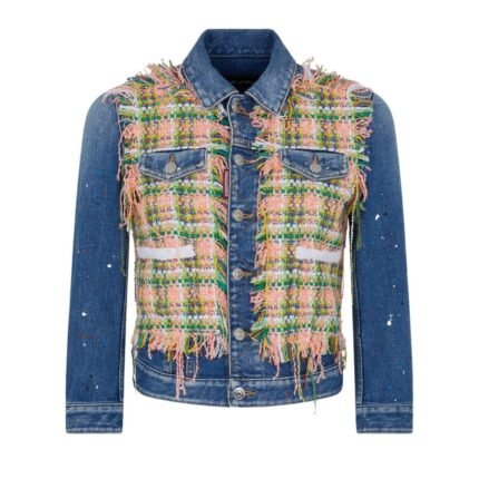 DSQUARED2 MEDIUM SPOTS WASH JEANS JACKET