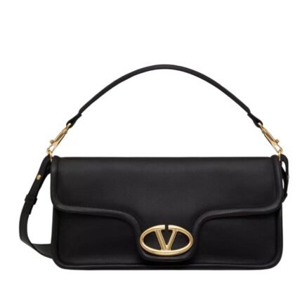 VALENTINO GARAVANI VLOGO 1960 NAPPA LEATHER SHOULDER BAG