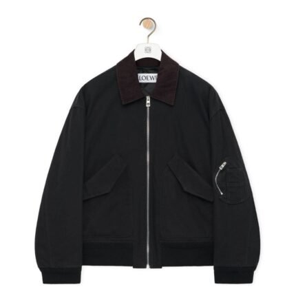 LOEWE BOMBER JACKET IN COTTON