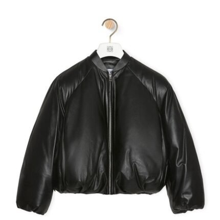 LOEWE PADDED BOMBER JACKET IN NAPPA LAMBSKIN