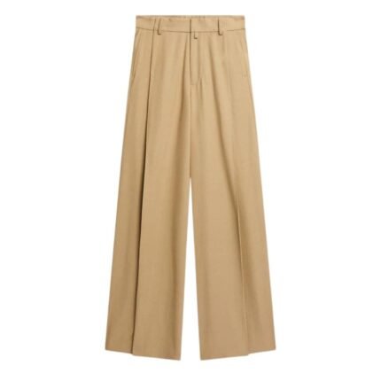 DRIES VAN NOTEN WIDE PLEATED PANTS