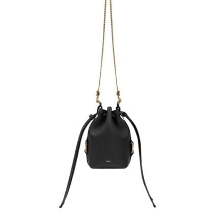CHLOE MARCIE MICRO BUCKET BLACK