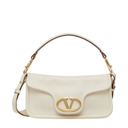 VALENTINO GARAVANI VLOGO 1960 NAPPA LEATHER MEDIUM SHOULDER BAG