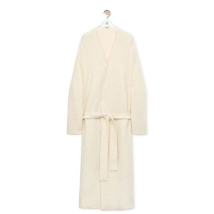 LOEWE BELTED COAT IN WOOL
