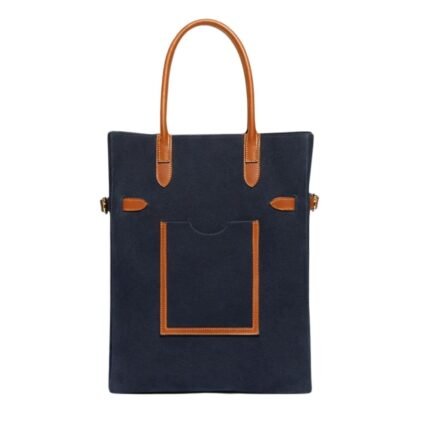 JOSEPH DUCLOS LECTOURE VERTICAL LEATHER TOTE