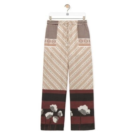 LOEWE PYJAMA TROUSERS IN SILK
