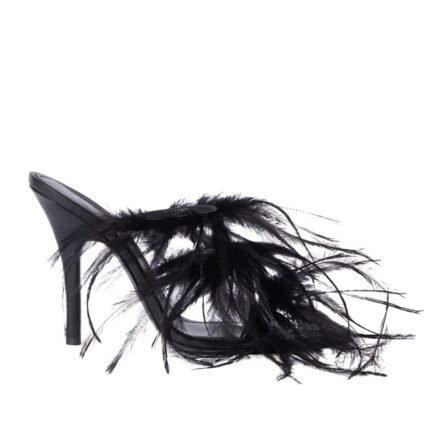 THE ATTICO ''JUDY'' SANDAL MISMATCHED BLACK