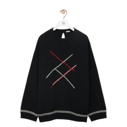 LOEWE WOOL AND ALPACA DIAMOND SWEATER