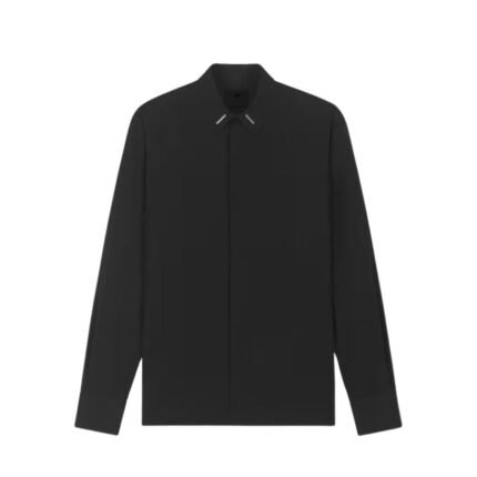 GIVENCHY SHIRT IN POPLIN WITH COLLAR DETAILS