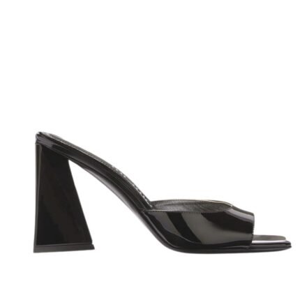 THE ATTICO ''MINI DEVON'' BLACK MULE