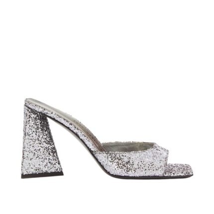 THE ATTICO ''MINI DEVON'' ANTHRACITE MULE