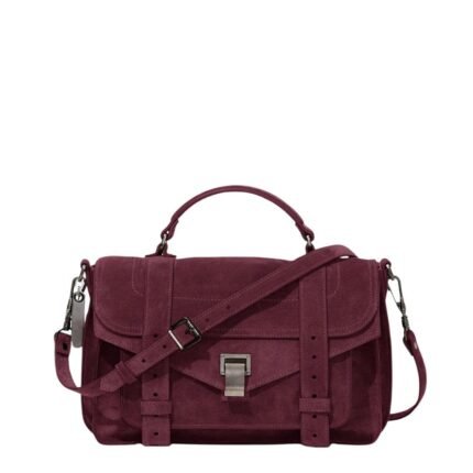 PROENZA PS1 MEDIUM BAG IN SUEDE BORDEAUX