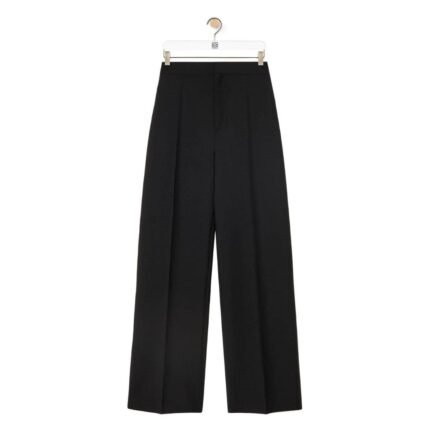 LOEWE HIGH WAISTED TROUSERS IN MOHAIR AND WOOL