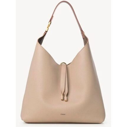 CHLOE MARCIE HOBO BAG FLORAL GREY