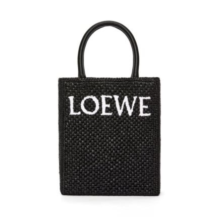 LOEWE STANDARD A5 TOTE BAG IN RAFFIA