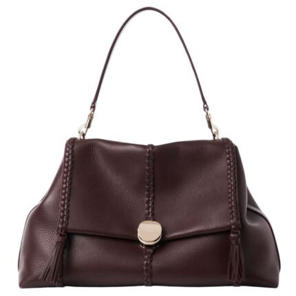 CHLOE PENELOPE LARGE SOFT SHOULDER BAG DEEP VIOLIN