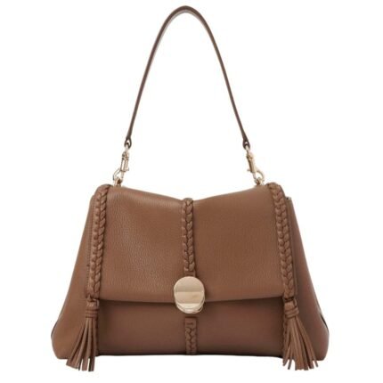 CHLOE PENELOPE MEDIUM SOFT SHOULDER BAG DARK NUT