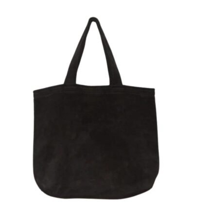 LA GARCONNE GUIDI SUEDE SHOPPER BAG — BLACK