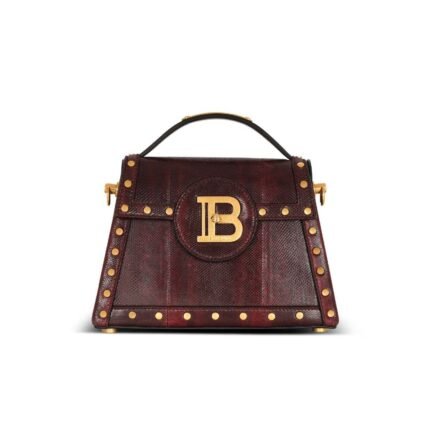 BALMAIN B-BUZZ DYNASTY KARUNG LEATHER BAG